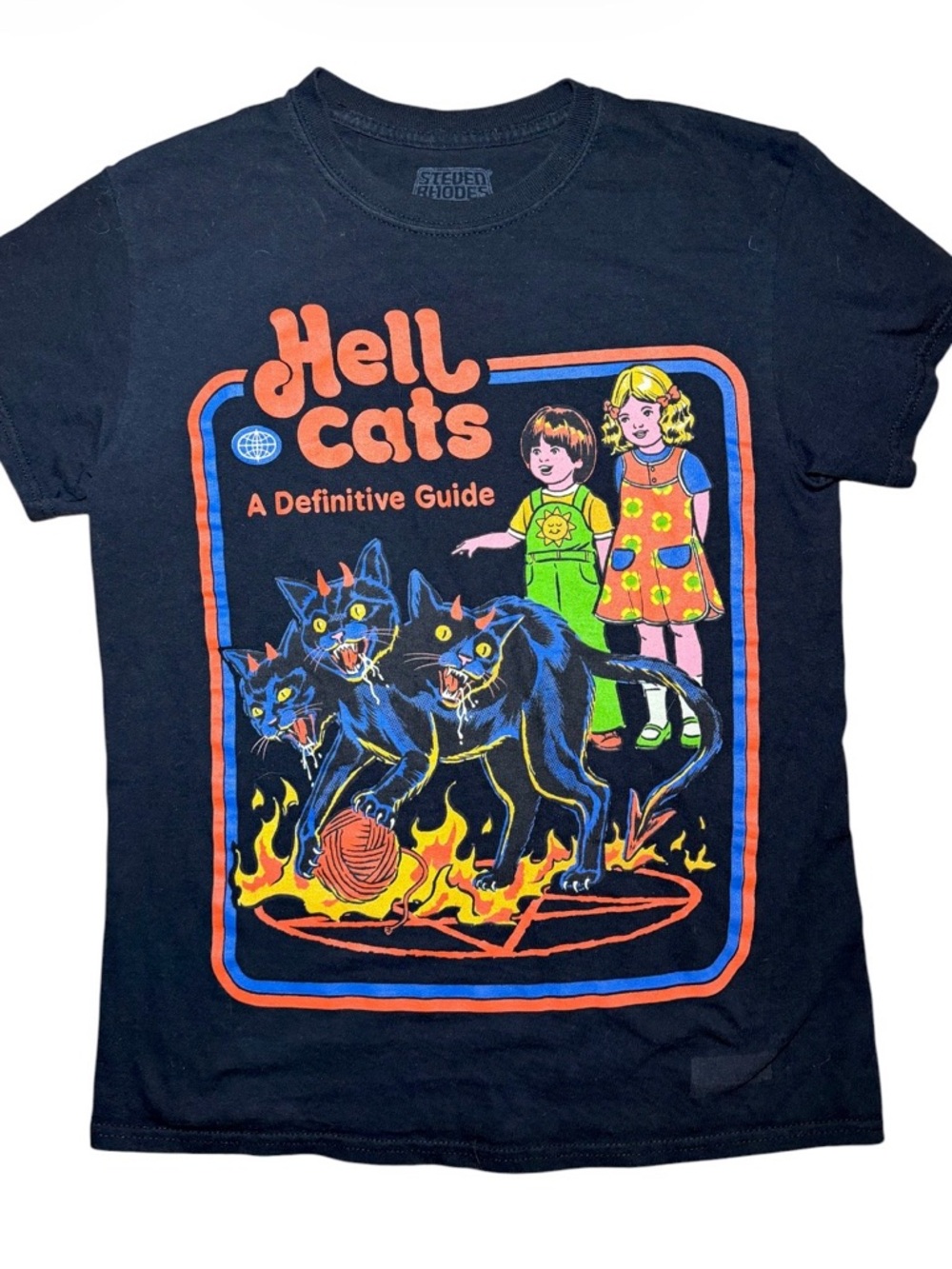 Unisex Steven Rhodes Hell Cats A Definitive Guide Short Sleeve T-Shirt